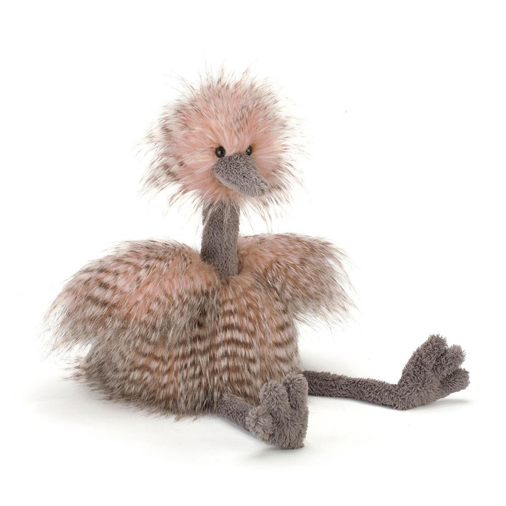 Jellycat Odette Ostrich 44cm x 12cm x 18cm Animals Rosa | Deutschland  625-JEDITM