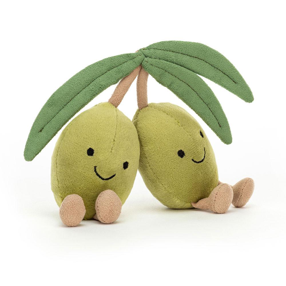 Jellycat Olives 12cm x 13cm x 4cm Amuseables Grün | Deutschland  493-VFTMWK