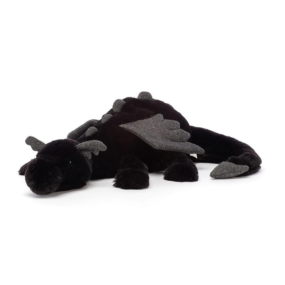 Jellycat Onyx Dragon 12cm x 14cm x 50cm Animals Schwarz | Deutschland  374-PNZVFH