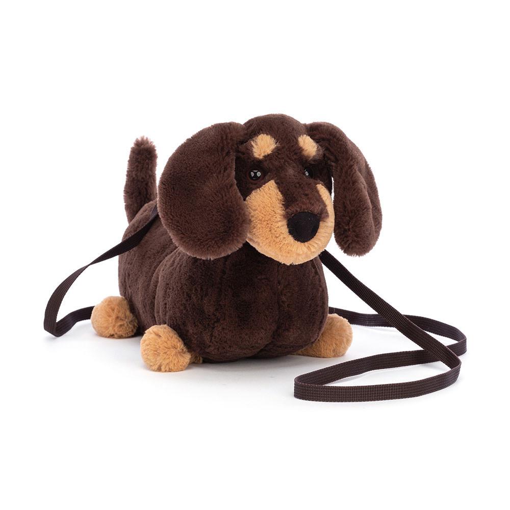 Jellycat Otto Sausage Dog 16cm x 7cm x 22cm Tasche Braun | Deutschland  432-HQLWZT