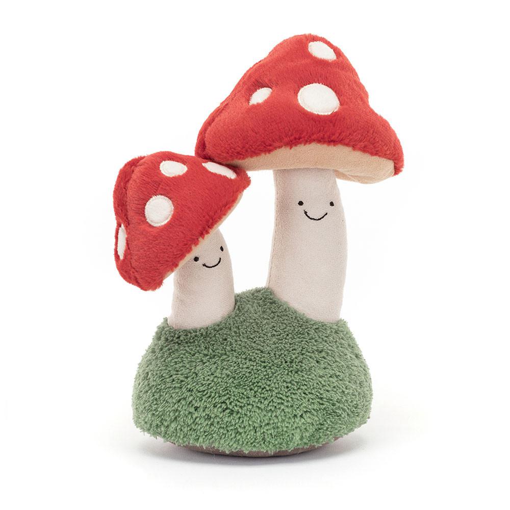 Jellycat Pair of Toadstools 25cm x 13cm x 11cm Amuseables Rot | Deutschland  139-TDRVMK