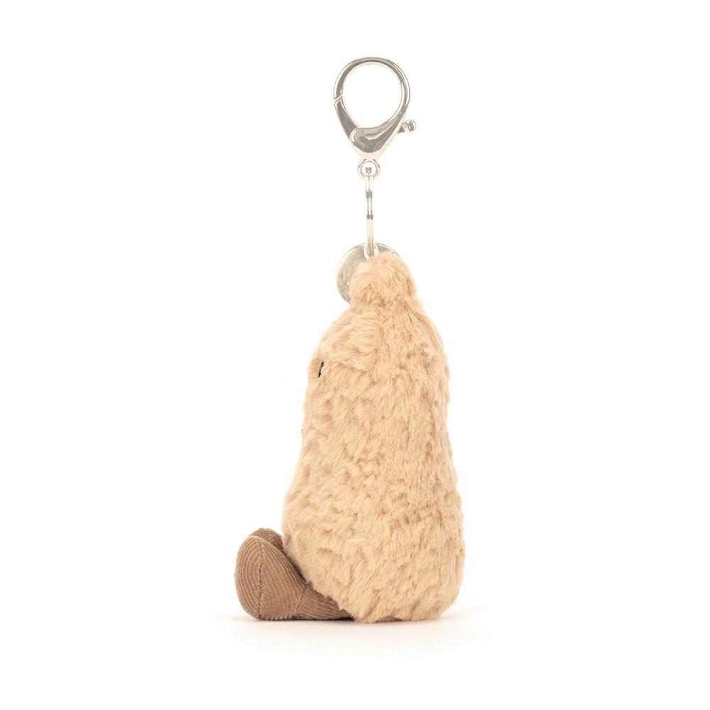 Jellycat Peanut 18cm x 5cm x 5cm Bag Charm Braun | Deutschland  294-AJFHSQ