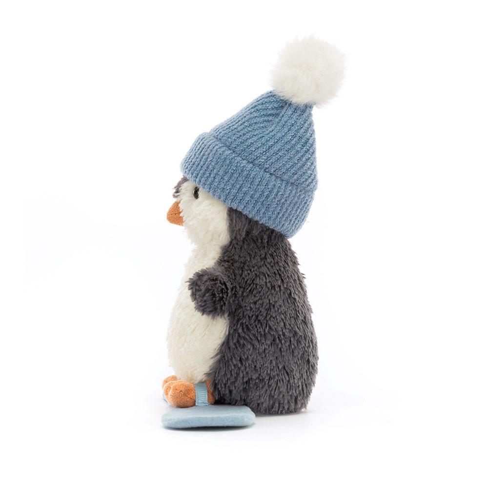 Jellycat Peanut Penguin Snowboarding 12cm x 18cm x 4cm Animals Schwarz | Deutschland  460-NZGTMF