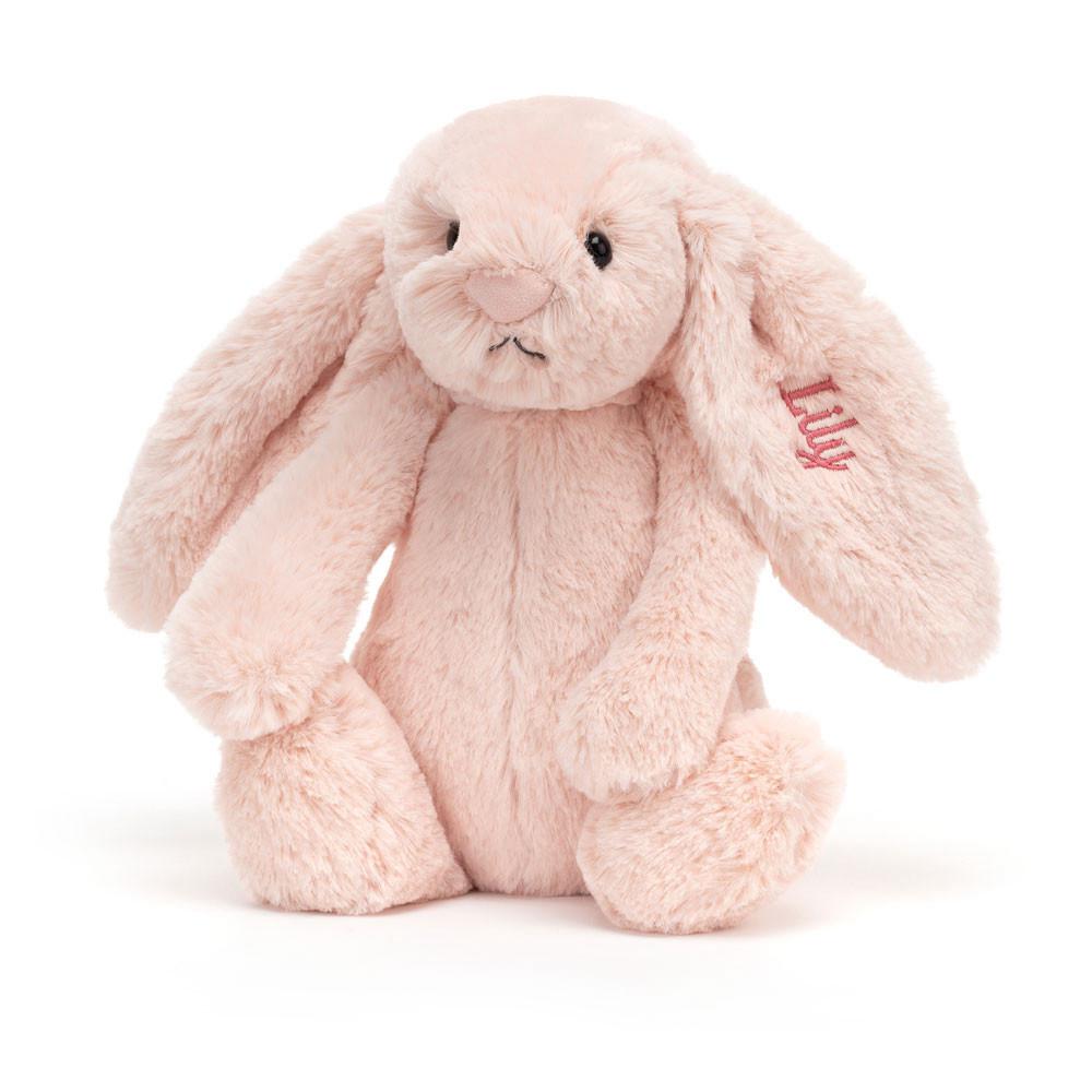 Jellycat Personalised Bashful Blush Bunny Medium 31cm x 12cm x 9cm Baby & Books Rosa | Deutschland  054-ZCXYQV