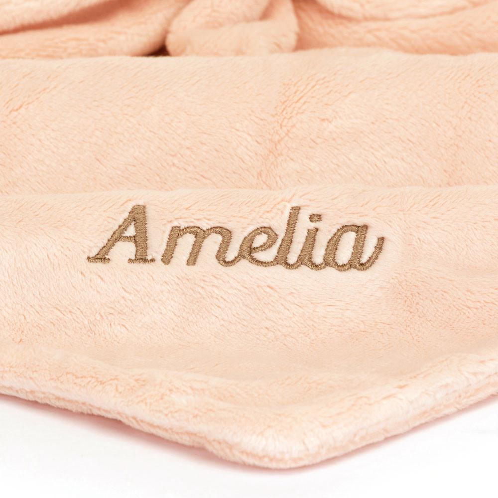 Jellycat Personalised Bashful Blush Bunny Soother 15cm x 34cm x 34cm Baby & Books Rosa | Deutschland  394-CKBAQI