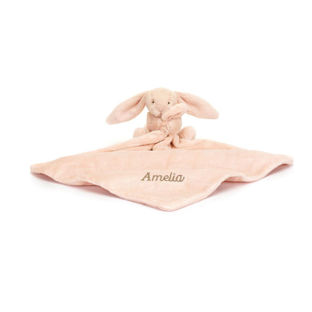 Jellycat Personalised Bashful Blush Bunny Soother 15cm x 34cm x 34cm Baby & Books Rosa | Deutschland  394-CKBAQI