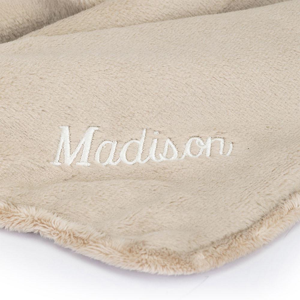 Jellycat Personalised Bashful Bunny Blankie 56cm x 70cm x 9cm Baby & Books Beige | Deutschland  398-IKPBAV