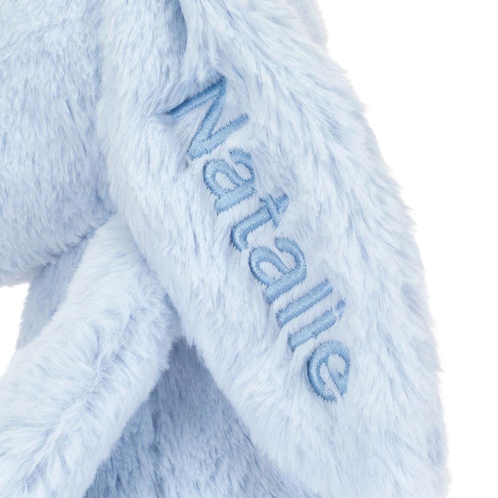 Jellycat Personalised Bashful Bunny Medium 31cm x 12cm x 9cm Baby & Books Blau | Deutschland  108-XSAGQC