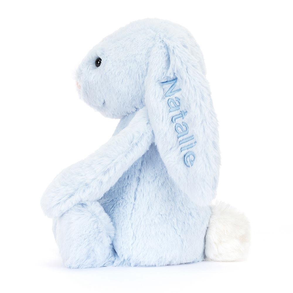 Jellycat Personalised Bashful Bunny Medium 31cm x 12cm x 9cm Baby & Books Blau | Deutschland  862-UMXZWV