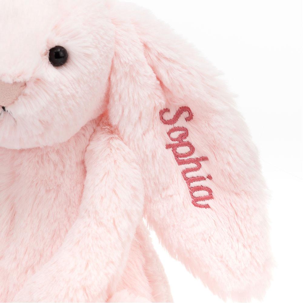 Jellycat Personalised Bashful Bunny Medium 51cm x 21cm x 12cm Discover Rosa | Deutschland  461-NOBXRJ