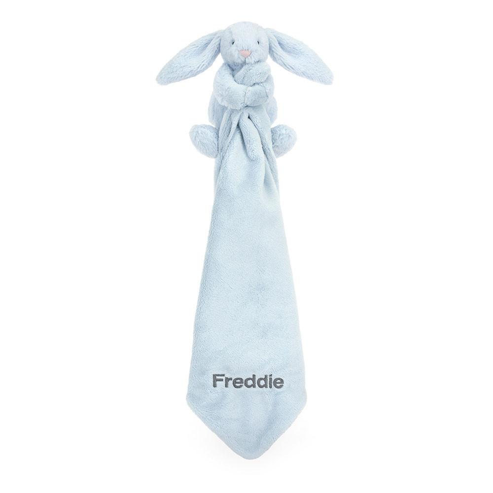 Jellycat Personalised Bashful Bunny Soother 15cm x 34cm x 34cm Baby & Books Blau | Deutschland  017-UKYQNV
