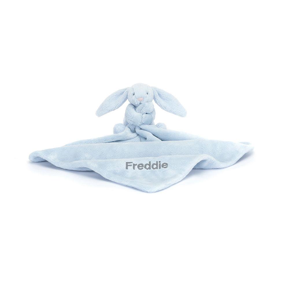 Jellycat Personalised Bashful Bunny Soother 15cm x 34cm x 34cm Baby & Books Blau | Deutschland  017-UKYQNV