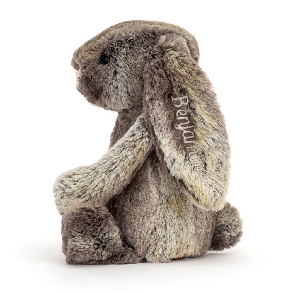 Jellycat Personalised Bashful Cottontail Bunny Medium 31cm x 12cm x 9cm Discover Braun | Deutschland  038-TROALN