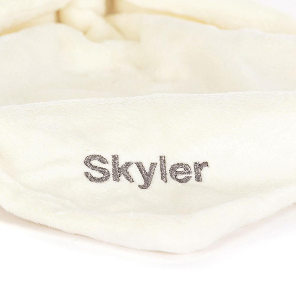 Jellycat Personalised Bashful Cream Bunny Soother 15cm x 34cm x 34cm Baby & Books Weiß | Deutschland  075-DIYAJZ