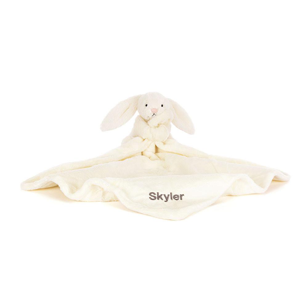 Jellycat Personalised Bashful Cream Bunny Soother 15cm x 34cm x 34cm Baby & Books Weiß | Deutschland  075-DIYAJZ