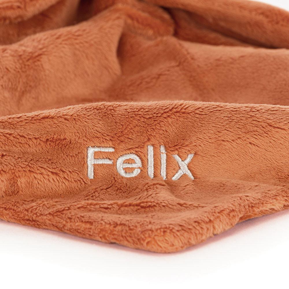 Jellycat Personalised Bashful Fox Cub Soother 15cm x 34cm x 34cm Baby & Books Orange | Deutschland  375-RDBGCJ