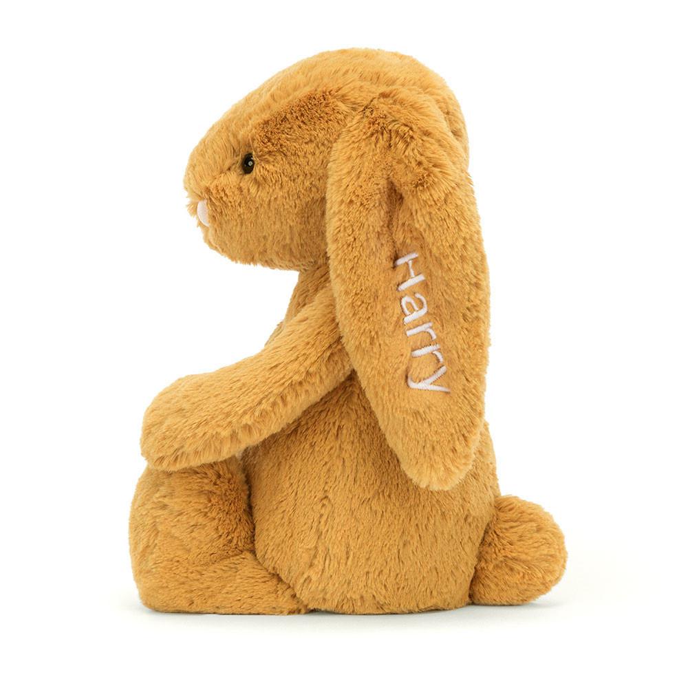 Jellycat Personalised Bashful Golden Bunny Medium 31cm x 12cm x 9cm Discover Gelb | Deutschland  681-GPQBVK