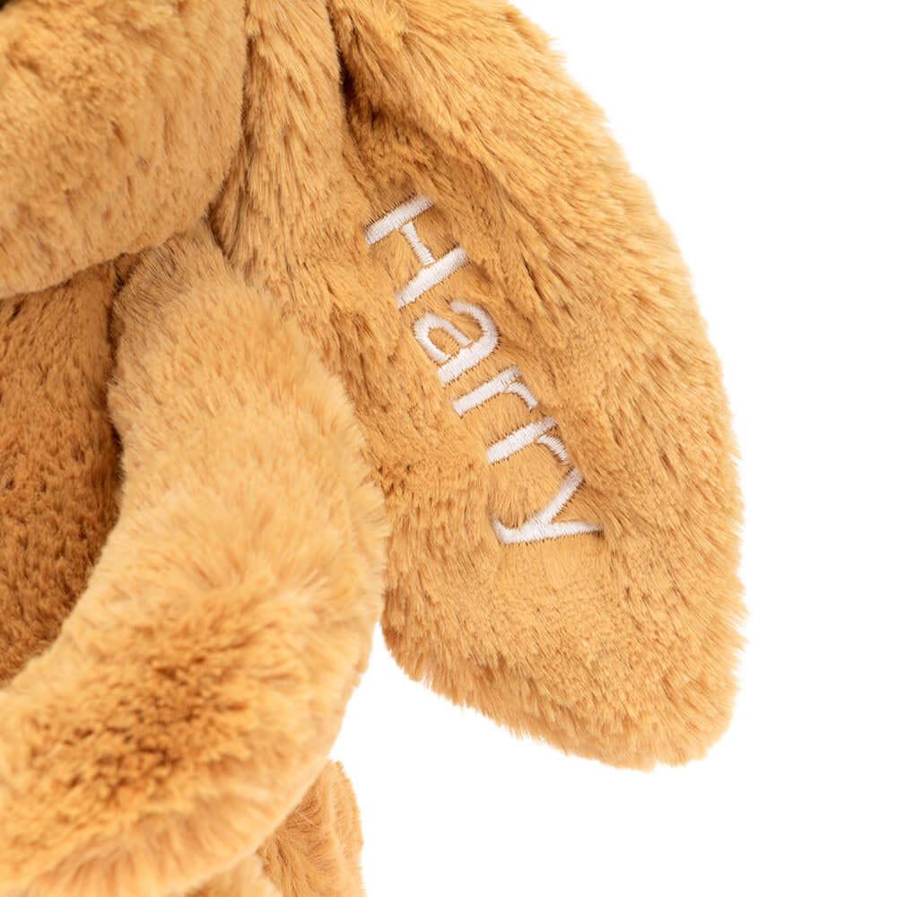 Jellycat Personalised Bashful Golden Bunny Medium 31cm x 12cm x 9cm Discover Gelb | Deutschland  681-GPQBVK