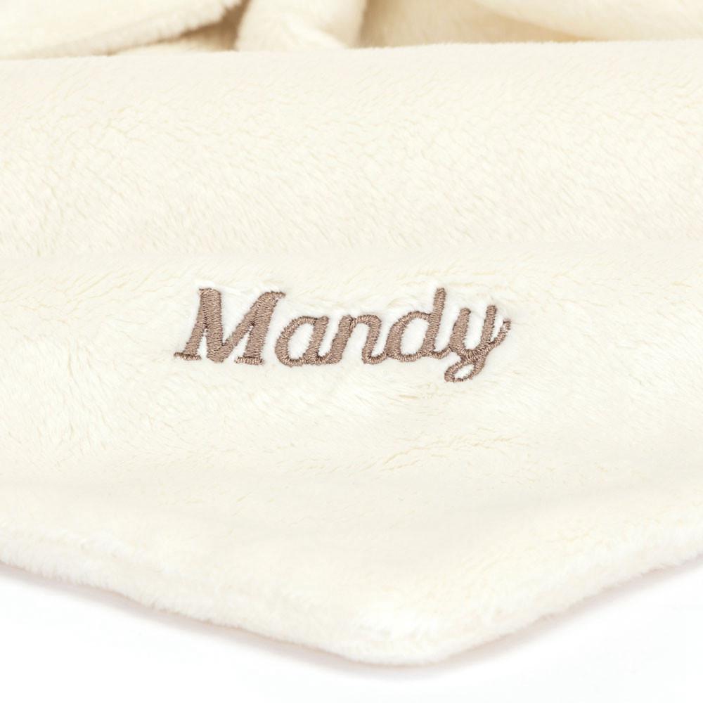 Jellycat Personalised Bashful Lamb Soother 15cm x 34cm x 34cm Baby & Books Weiß | Deutschland  280-KSUTRE