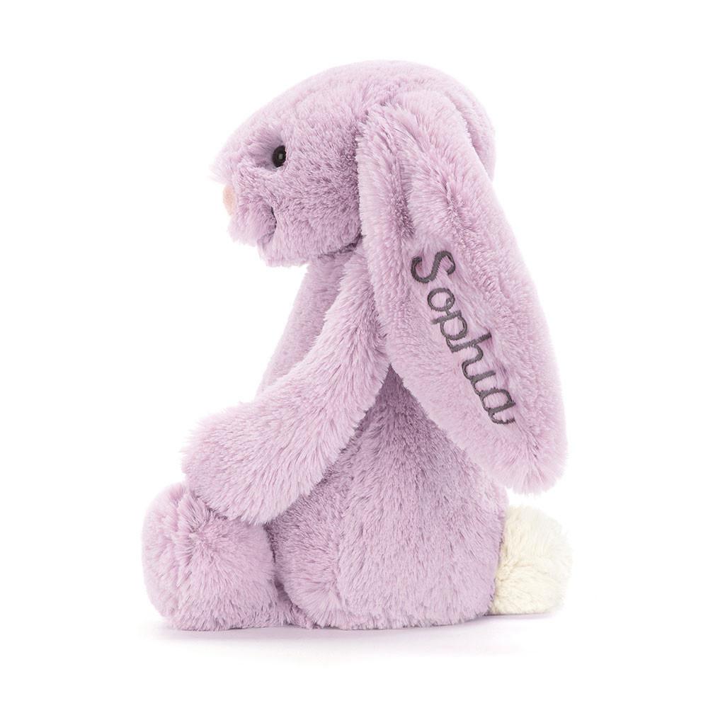 Jellycat Personalised Bashful Lilac Bunny Medium 31cm x 12cm x 9cm Discover Lila | Deutschland  645-JWVSYR