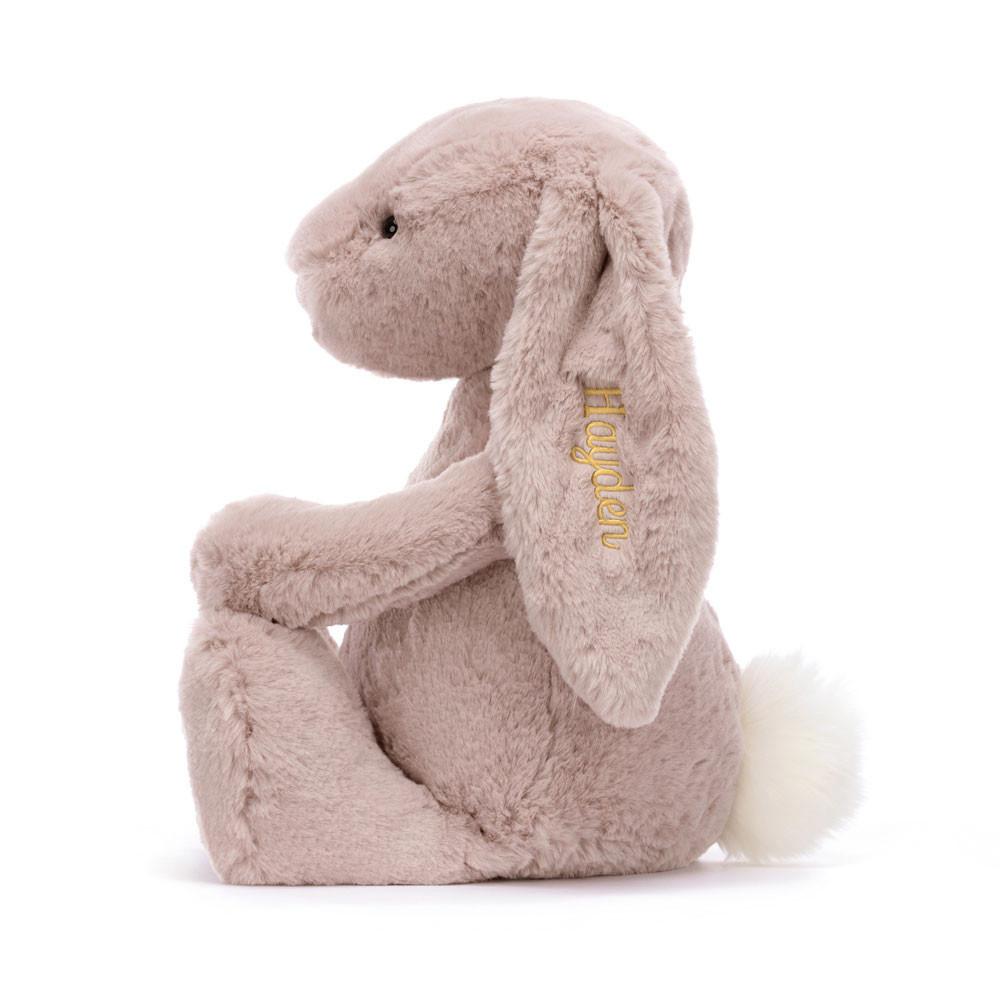 Jellycat Personalised Bashful Luxe Bunny Rosa Huge 51cm x 21cm x 12cm Discover Rosa | Deutschland  941-QRHSIY