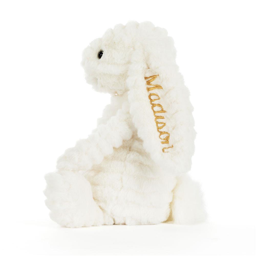 Jellycat Personalised Bashful Luxe Bunny Nimbus 31cm x 12cm x 9cm Discover Weiß | Deutschland  108-TKOUCV