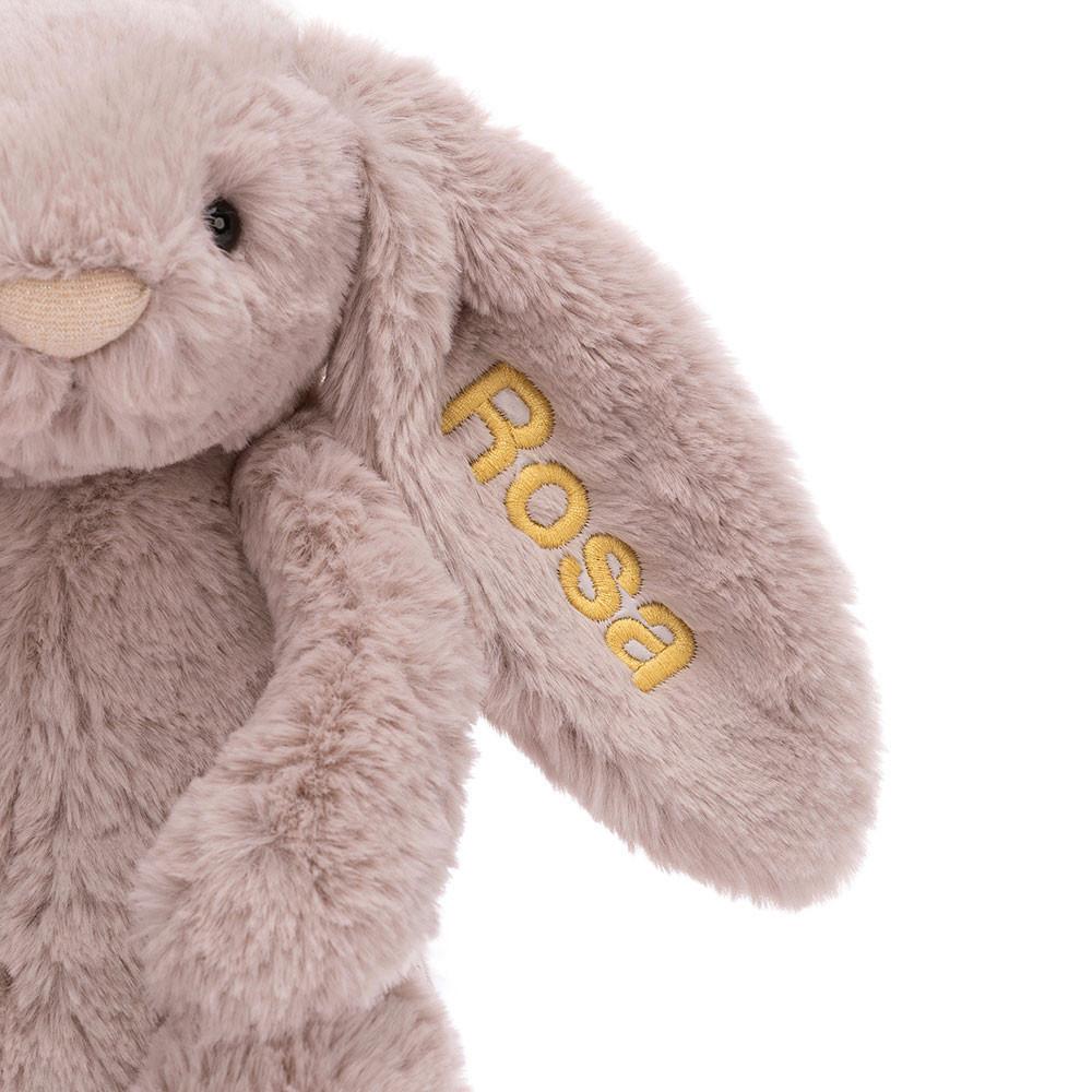 Jellycat Personalised Bashful Luxe Bunny Rosa Medium 31cm x 12cm x 9cm Discover Rosa | Deutschland  824-OYMLEG