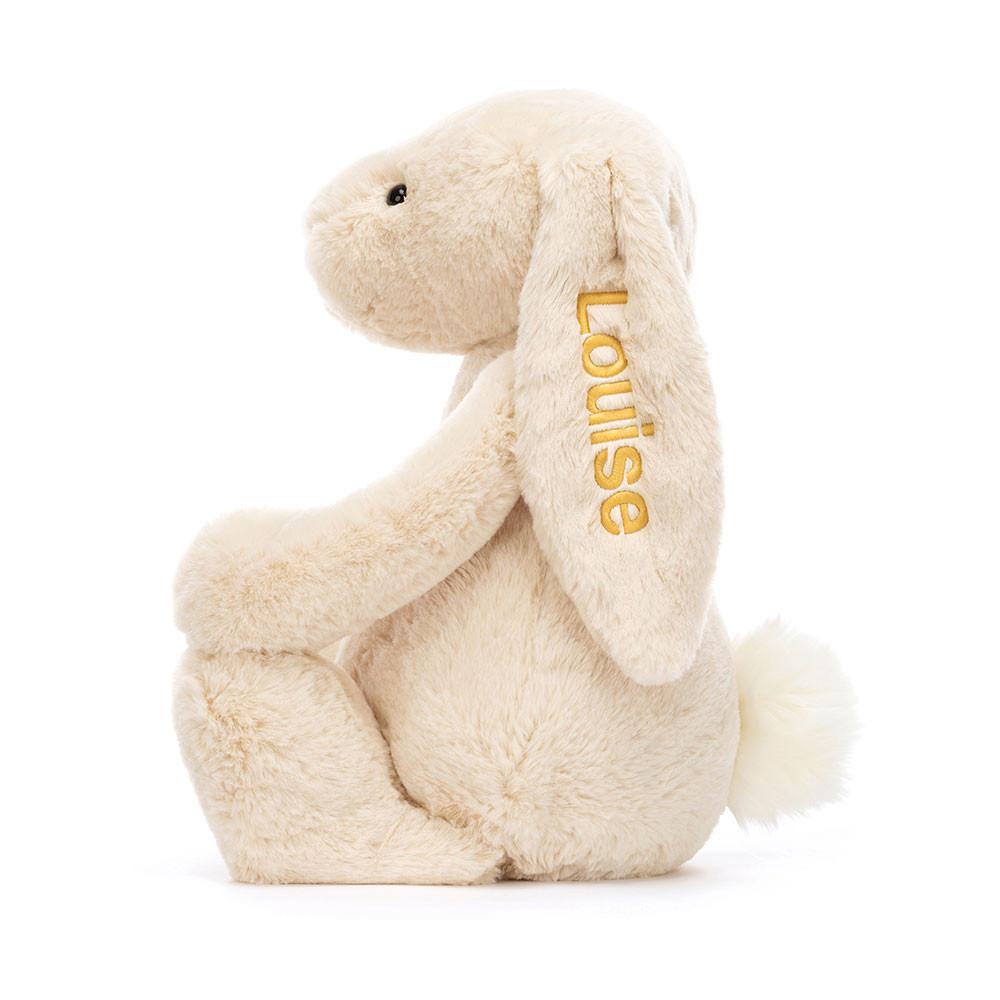 Jellycat Personalised Bashful Luxe Bunny Willow Huge 31cm x 12cm x 9cm Discover Beige | Deutschland  062-XFKAQI