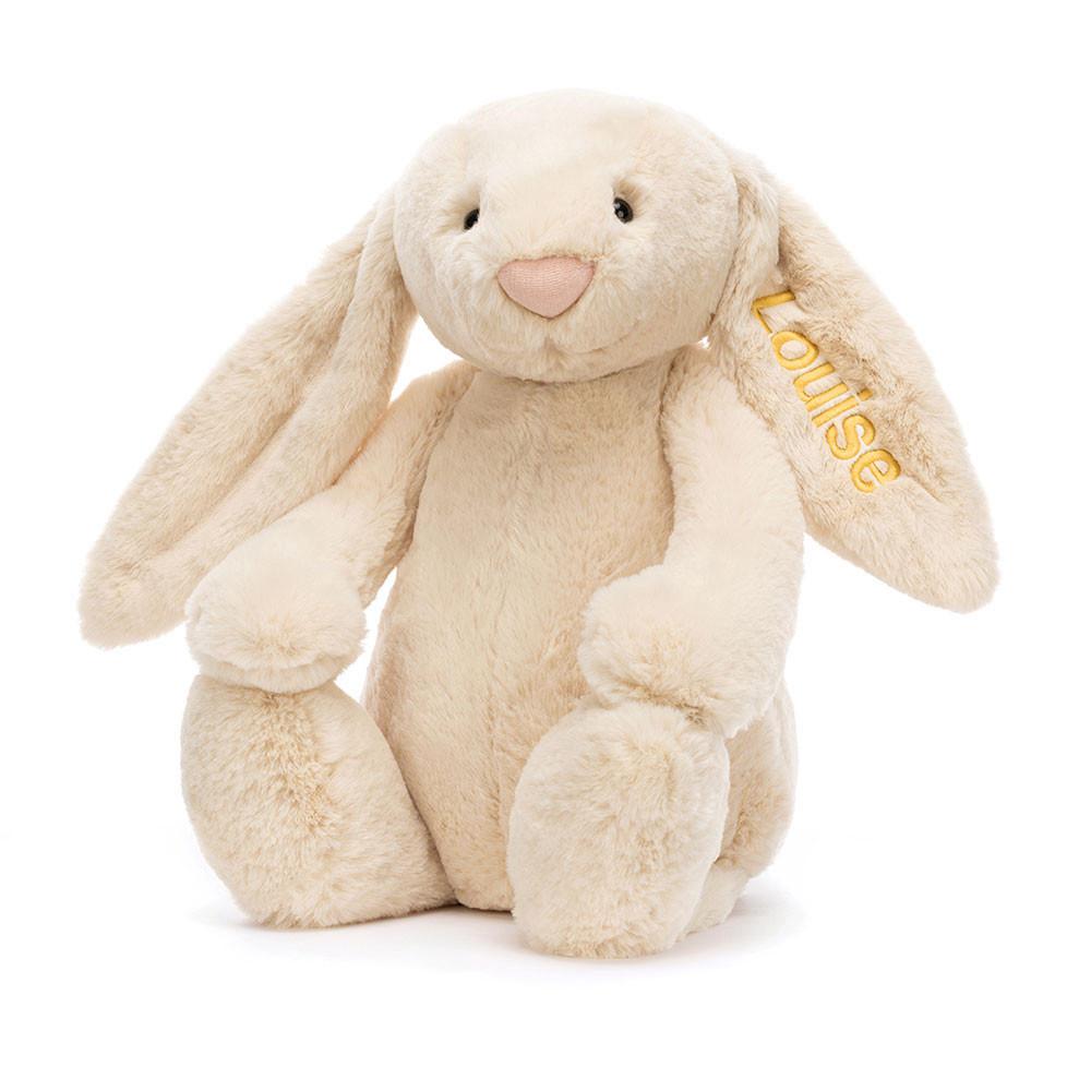 Jellycat Personalised Bashful Luxe Bunny Willow Huge 31cm x 12cm x 9cm Discover Beige | Deutschland  062-XFKAQI