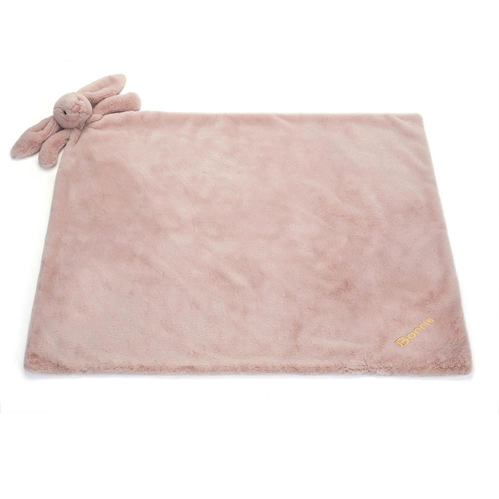 Jellycat Personalised Bashful Luxe Bunny Rosa Blankie 56cm x 70cm x 9cm Baby & Books Rosa | Deutschland  403-JGTVLY