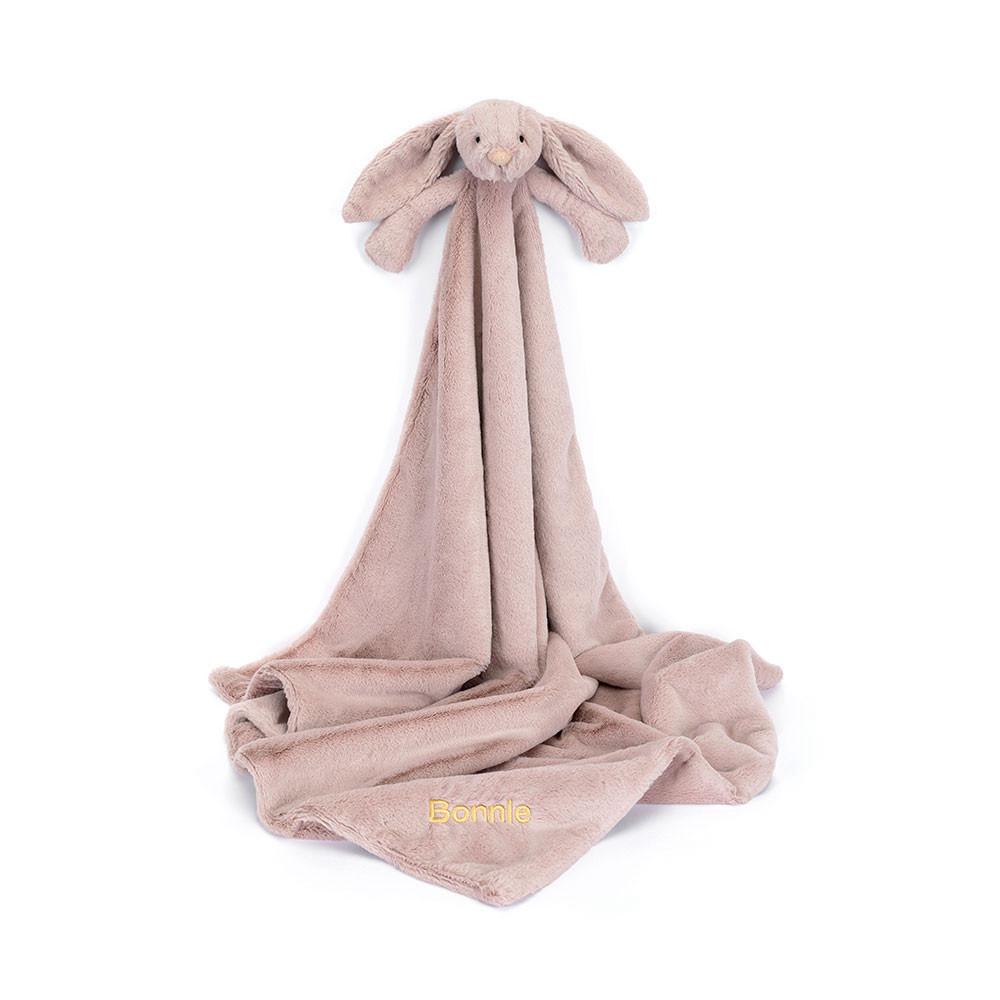 Jellycat Personalised Bashful Luxe Bunny Rosa Blankie 56cm x 70cm x 9cm Baby & Books Rosa | Deutschland  403-JGTVLY
