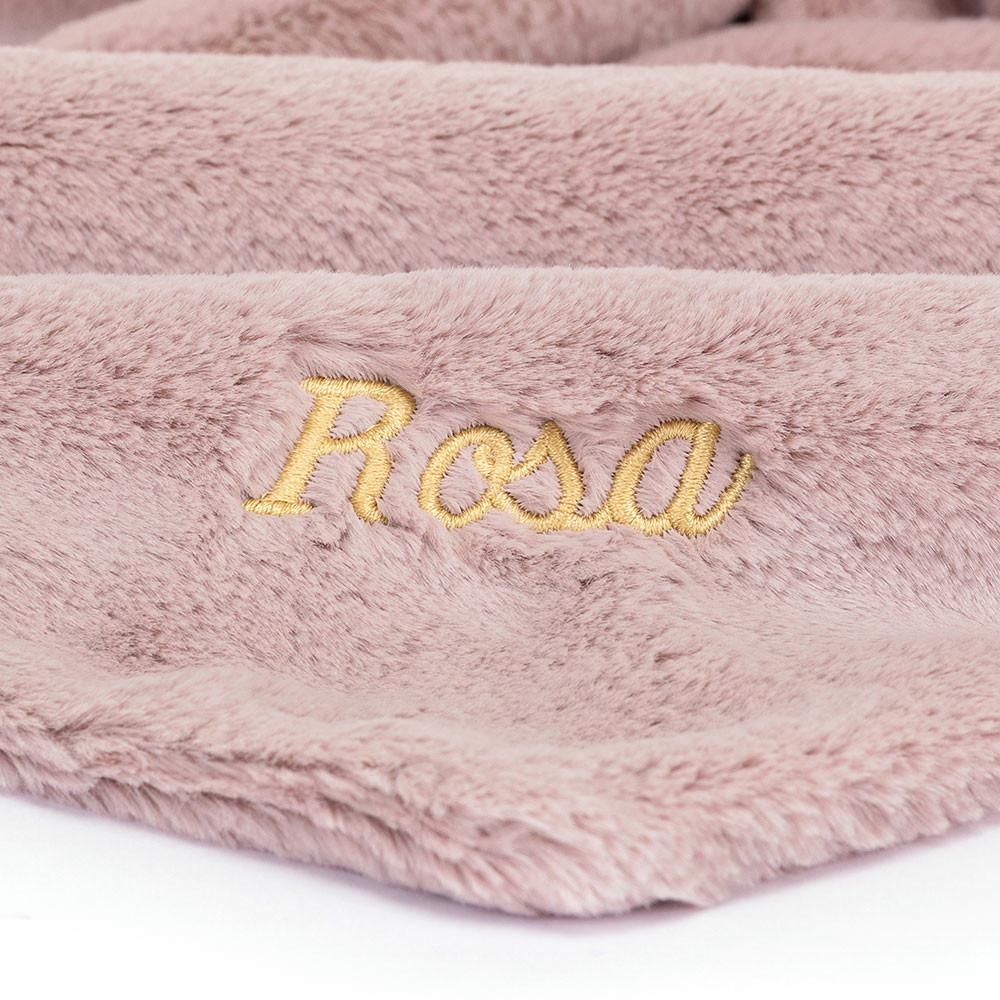 Jellycat Personalised Bashful Luxe Bunny Rosa Soother 15cm x 34cm x 34cm Baby & Books Rosa | Deutschland  148-AZDEXP