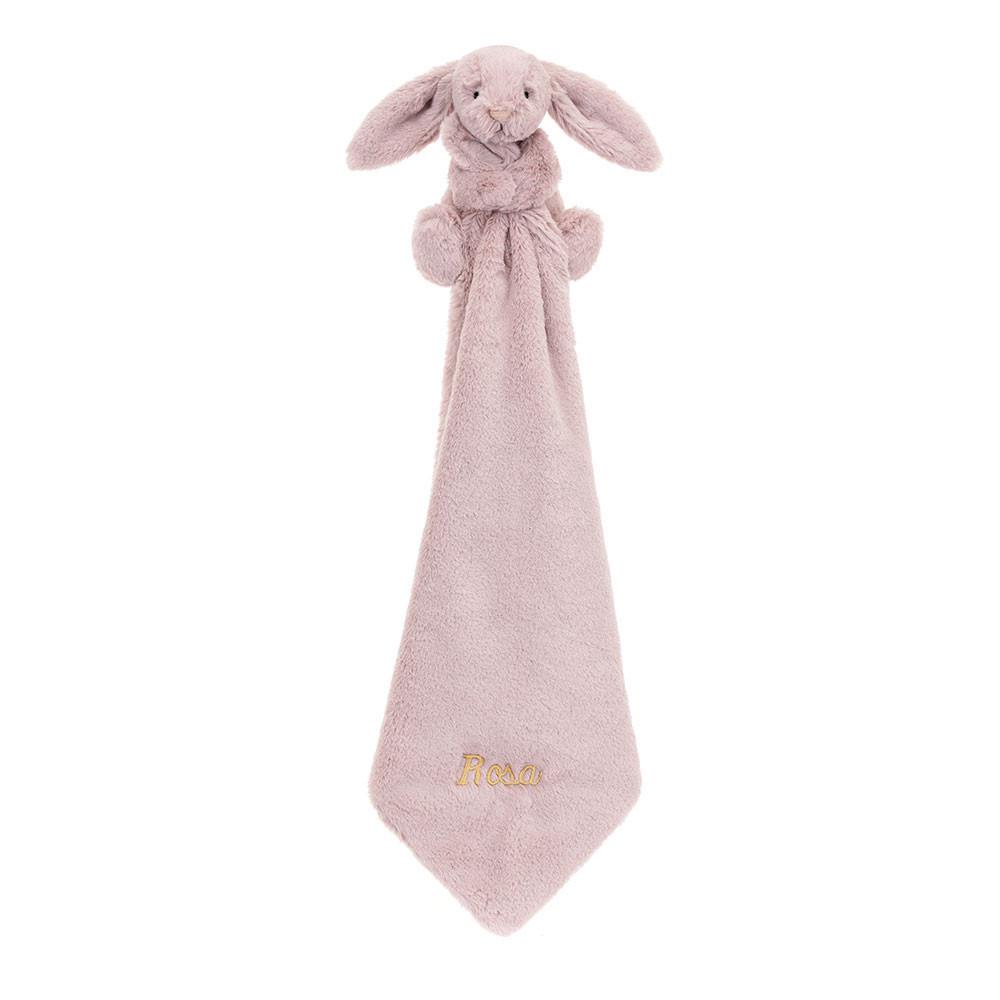 Jellycat Personalised Bashful Luxe Bunny Rosa Soother 15cm x 34cm x 34cm Baby & Books Rosa | Deutschland  148-AZDEXP