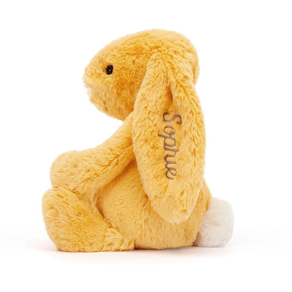 Jellycat Personalised Bashful Sunshine Bunny Medium 31cm x 12cm x 9cm Discover Gelb | Deutschland  687-HDGUAP
