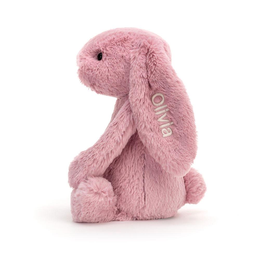 Jellycat Personalised Bashful Tulip Bunny Medium 31cm x 12cm x 9cm Discover Rosa | Deutschland  853-UEZTPD