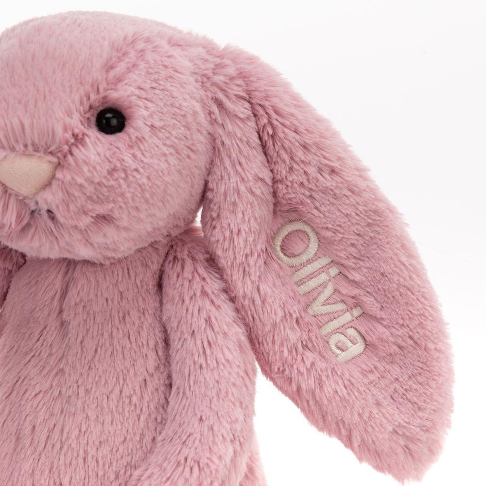 Jellycat Personalised Bashful Tulip Bunny Medium 31cm x 12cm x 9cm Discover Rosa | Deutschland  853-UEZTPD