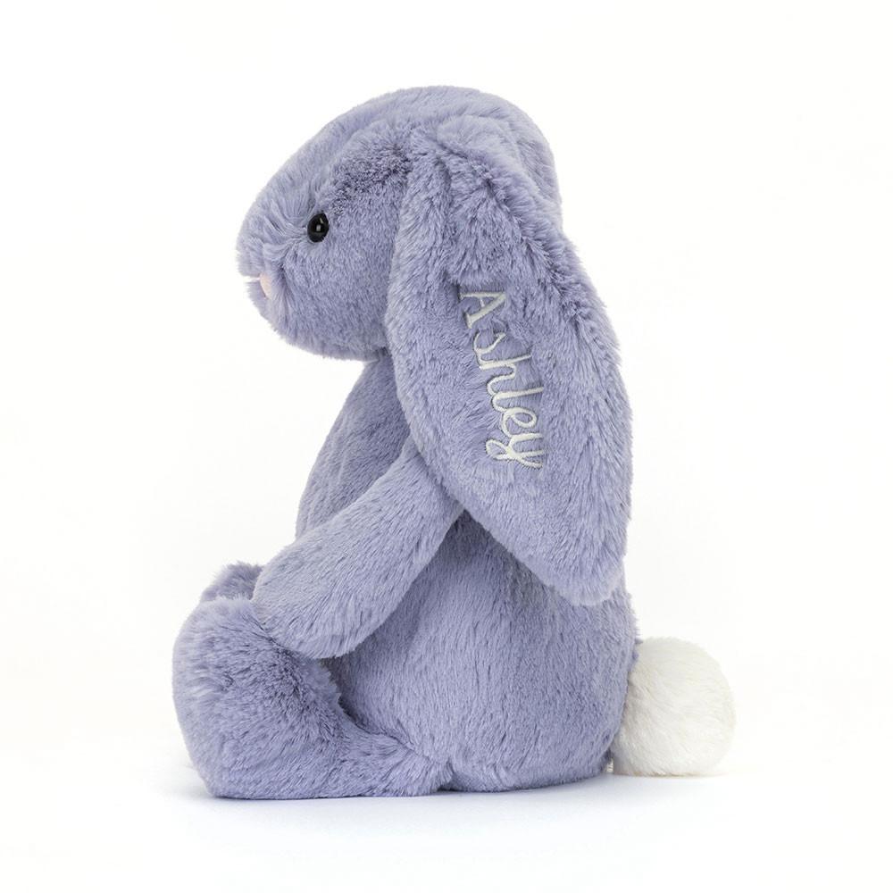 Jellycat Personalised Bashful Viola Bunny Medium 31cm x 12cm x 9cm Discover Lila | Deutschland  562-SWMZQY