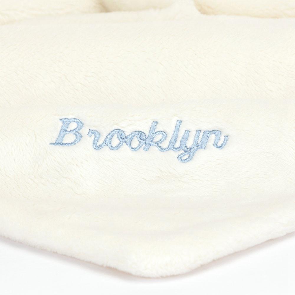 Jellycat Personalised Bashful & Cream Puppy Soother 56cm x 70cm x 9cm Baby & Books Weiß | Deutschland  407-ONKAHE