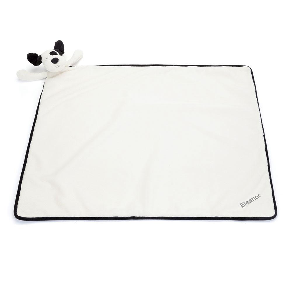 Jellycat Personalised Bashful & Cream Puppy Blankie 56cm x 70cm x 9cm Baby & Books Weiß | Deutschland  321-POTASV