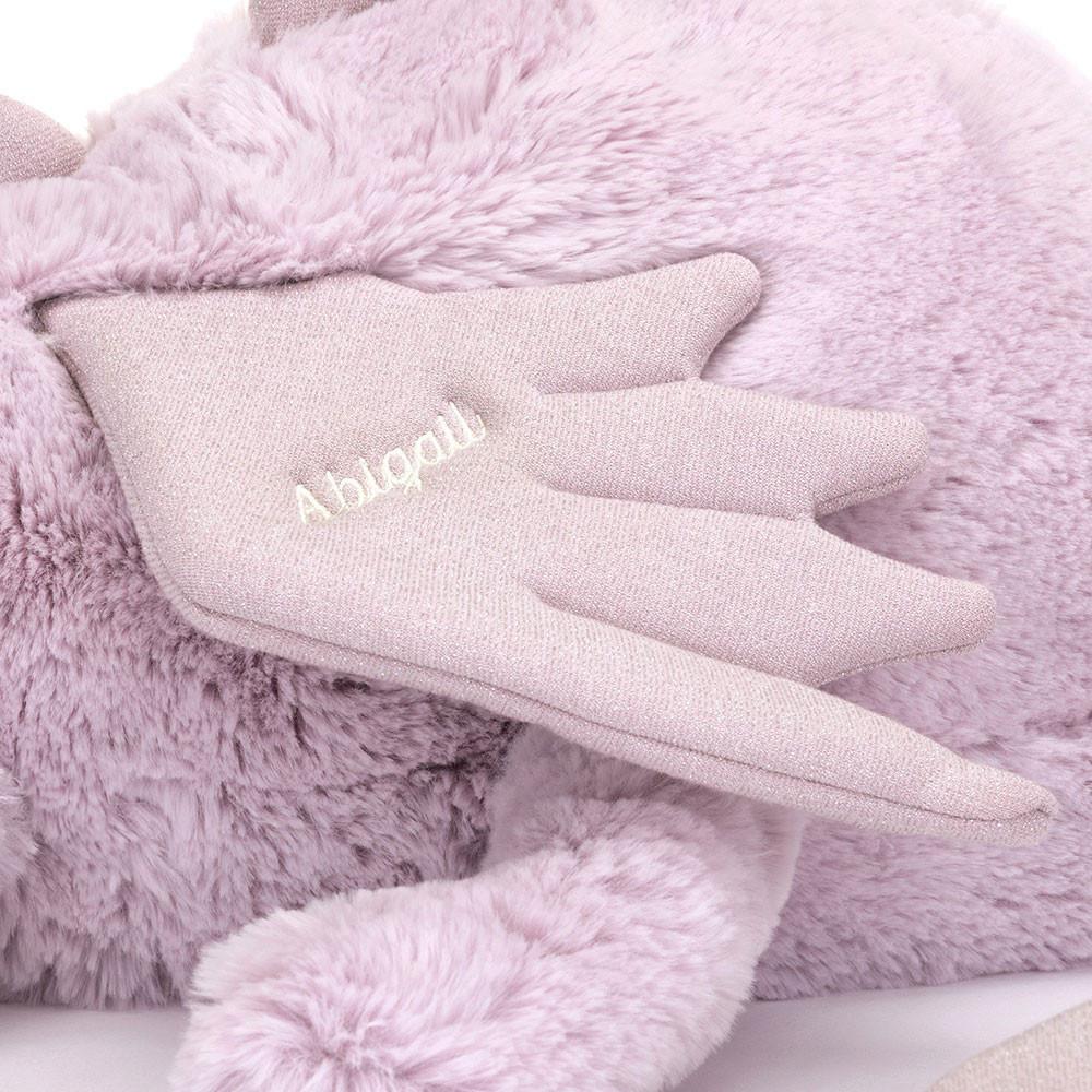 Jellycat Personalised Lavender Dragon Huge 19cm x 20cm x 66cm Discover Lila | Deutschland  408-BXQHPE