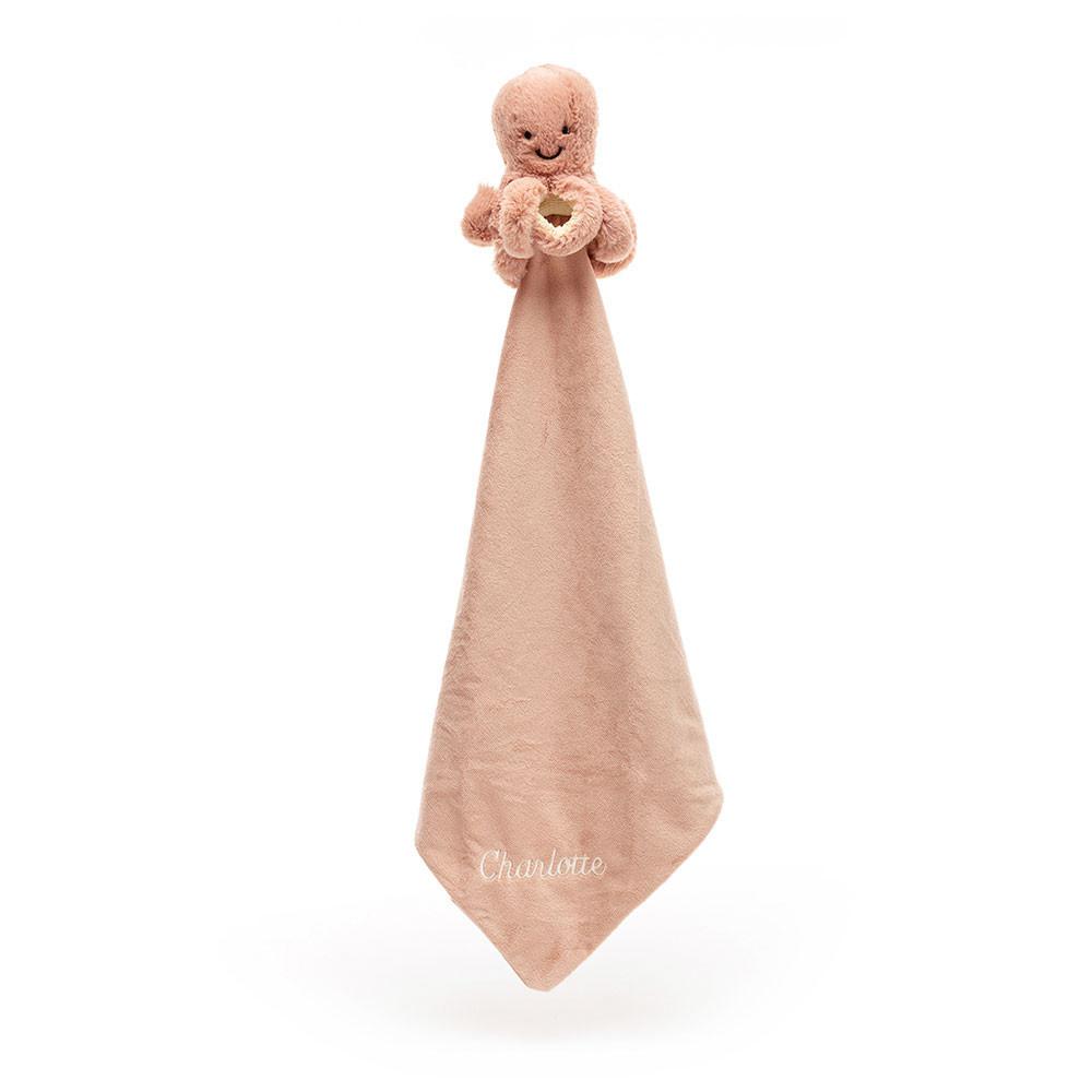 Jellycat Personalised Odell Octopus Soother 10cm x 34cm x 34cm Baby & Books Orange | Deutschland  176-IKJHMN