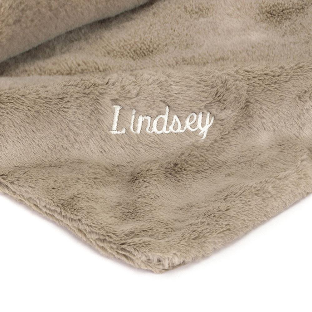 Jellycat Personalised Smudge Elephant Blankie 56cm x 70cm x 9cm Baby & Books Grau | Deutschland  720-WPASKX