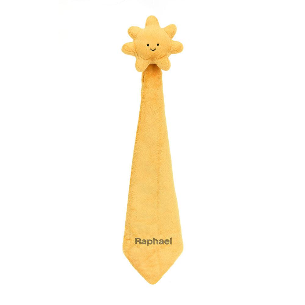 Jellycat Personalised Sun Soother 12cm x 34cm x 34cm Baby & Books Gelb | Deutschland  765-JDNPQI