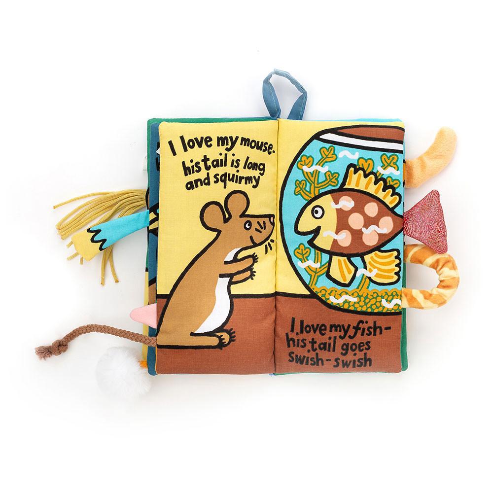 Jellycat Pet Tails Book 22cm x 13cm x 5cm Baby & Books Blau | Deutschland  983-JLQZEY