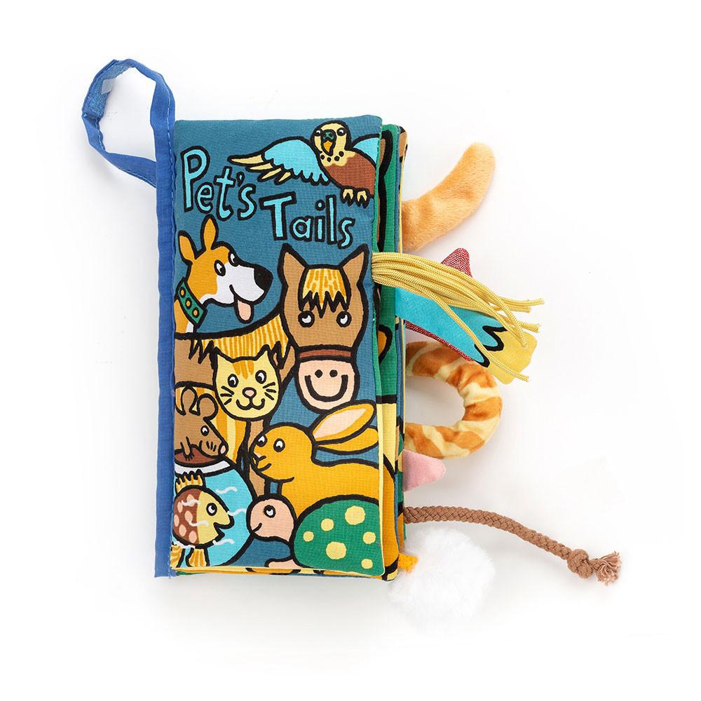Jellycat Pet Tails Book 22cm x 13cm x 5cm Baby & Books Blau | Deutschland  983-JLQZEY