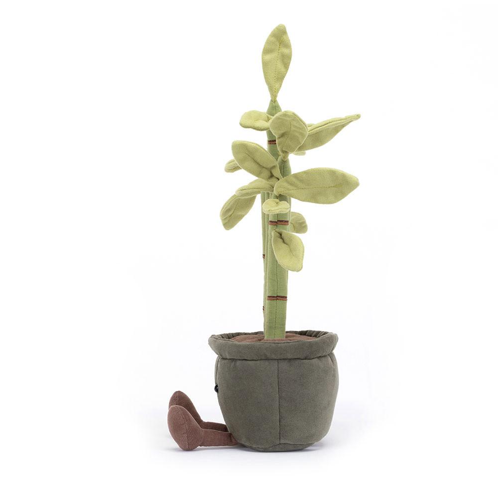 Jellycat Potted Bamboo 31cm x 12cm x 7cm Amuseables Grün | Deutschland  612-WCLHAY