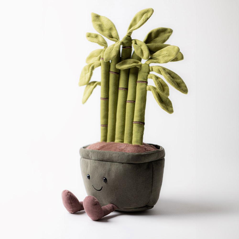 Jellycat Potted Bamboo 31cm x 12cm x 7cm Amuseables Grün | Deutschland  937-HBEOTA