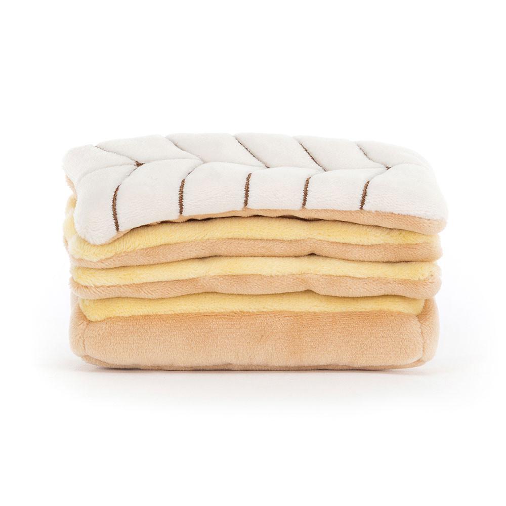 Jellycat Pretty Patisserie Mille Feuille 6cm x 10cm x 5cm Amuseables Beige | Deutschland  354-AWSGVY