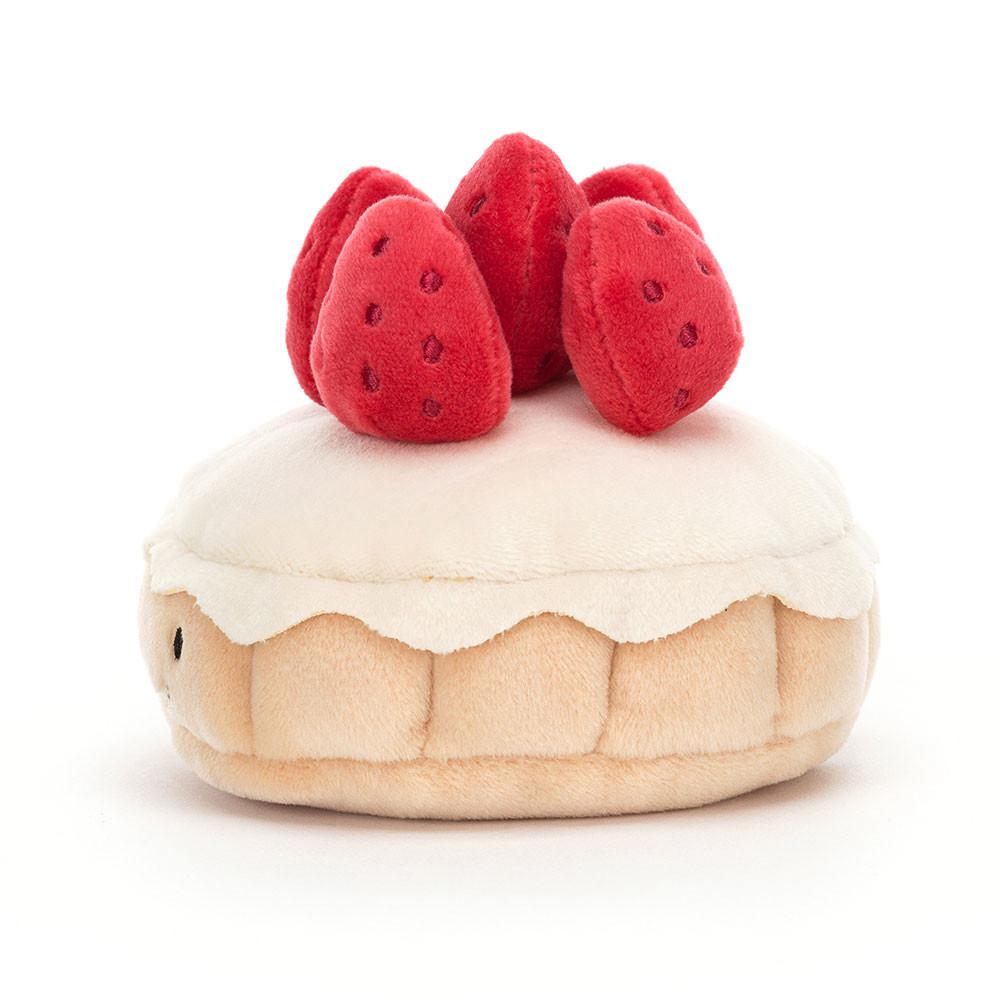 Jellycat Pretty Patisserie Tarte Aux Fraises 7cm x 10cm x 10cm Amuseables Beige | Deutschland  634-ZITRPM