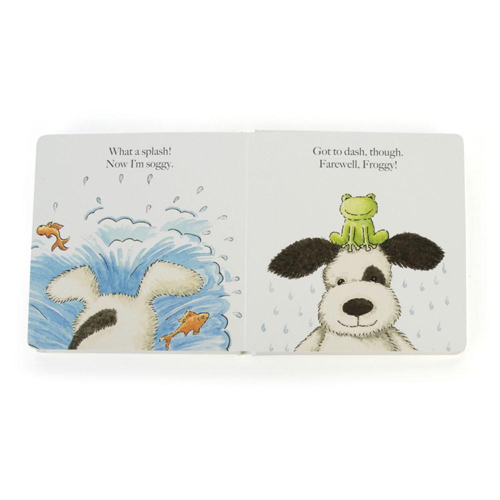 Jellycat Puppy Makes Mischief Book and Bashful Puppy Medium Discover Weiß | Deutschland  312-LMAPYN